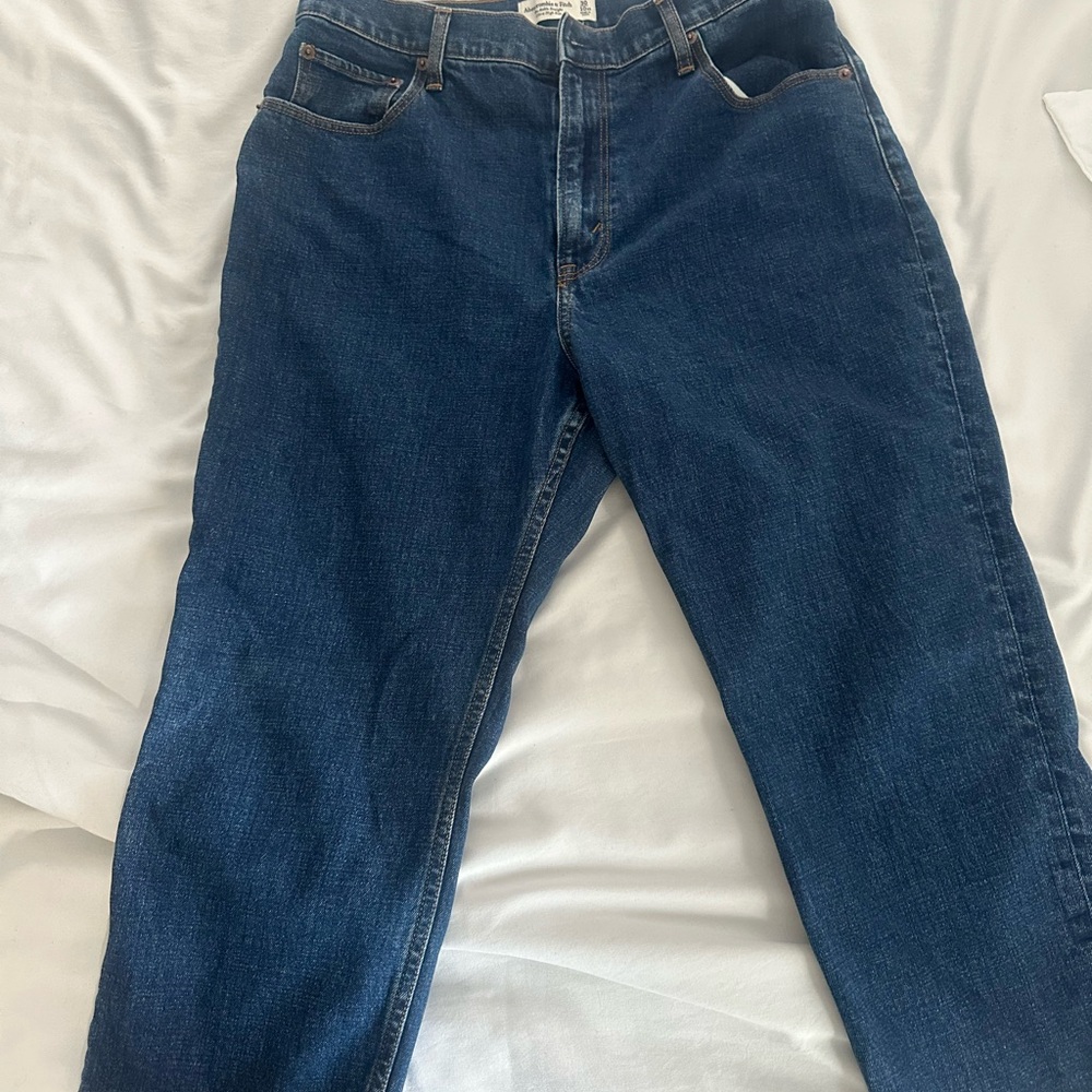 Abercrombie & Fitch High Rise Blue Jeans